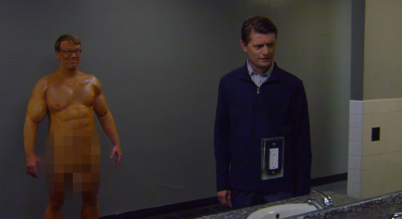 “Well… the penis is all right, I like what you did with that.” Andy Daly, James Urbaniak